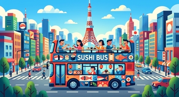 東京のお寿司バス